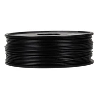 Inland 2.85mm Black ABS 3D Printer Filament - 1kg Spool (2.2 lbs)