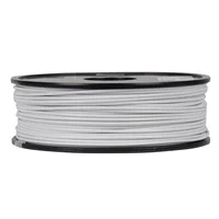 Inland 2.85mm White ABS 3D Printer Filament - 1kg Spool (2.2 lbs)