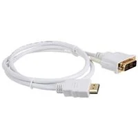 Inland HDMI Male to DVI-D Male 3.3 ft Cable - White