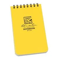 Rite In The Rain Top Spiral 3&quot; X 5&quot; Waterproof Paper Notebook Yellow