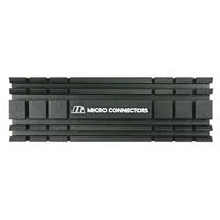 Micro Connectors M.2 2280 SSD Low-Profile Heat Sink Kit - Black