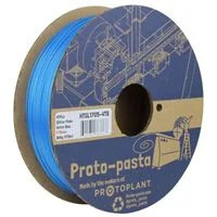 ProtoPlant Protopasta 1.75mm Glitter Winter Blue HTPLA 3D Printer Filament - 0.5kg Spool (1.1 lbs)