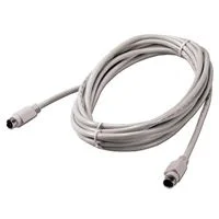 QVS PS/2 Male to PS/2 Male Keyboard / Mouse Cable 6 ft. - Gray