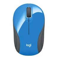 Logitech M187 Wireless Optical Mini Mouse - Blue