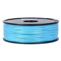 Inland 1.75mm PLA 3D Printer Filament 1kg (2.2 lbs) Cardboard Spool - Light Blue