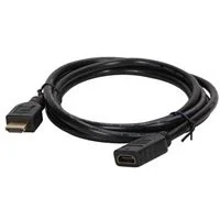  HDMI Male to HDMI Female Extension Cable 6 ft. - Black