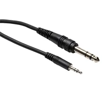 Hosa Technology 1/4&quot; TRS-M to 3.5mm-M Stereo Cable 3 Ft. - Black