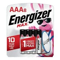 Energizer Max AAA Alkaline Battery - 8 pack