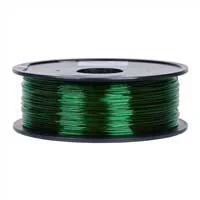 Inland 1.75mm PETG 3D Printer Filament 1.0 kg (2.2 lbs.) Plastic Spool - Translucent Green