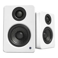 Kanto Living YU2 Powered 2 Channel Stereo Computer Speakers w/ Built-in USB DAC - Matte White