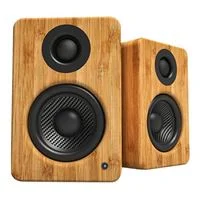Kanto Living YU2 Powered 2 Channel Stereo Computer Speakers w/ Built-in USB DAC  - Bamboo