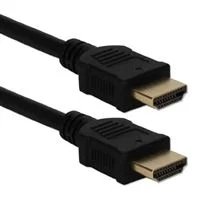 QVS HDMI Male to HDMI Male High Speed 8K UltraHD Cable w/ Ethernet 3.3 ft. - Black