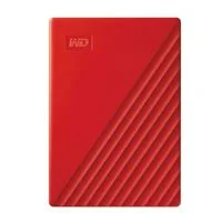 WD My Passport 4TB USB 3.2 (Gen 1 Type-A) 2.5&quot; Portable External Hard Drive - Red