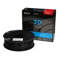 Inland 2.85mm Black PLA+ 3D Printer Filament - 1kg Spool (2.2 lbs)