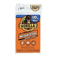 Gorilla Glue Mini Hot Glue Sticks - 10 Pack