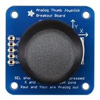 Adafruit Industries Analog 2-axis Thumb Joystick with Select Button and Breakout Board