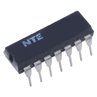 NTE Electronics Integrated Circuit Low Power Schottky Quad 2-input Exclusinve Op Gate 14-lead D P