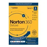 Norton 360 Deluxe - 5 Devices - 1 Year Subscription