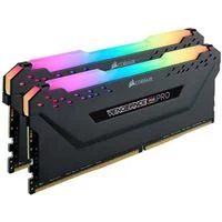 Corsair Vengeance RGB Pro 32GB (2 x 16GB) DDR4-3200 PC4-25600 CL16 Dual Channel Desktop Memory Kit CMW32GX4M2E3200C16 - Black