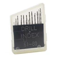 Excel Hobby Blades 20-Piece Drill in Flat Metal Case 61-80