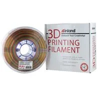 Inland 1.75mm Multicolor Silk Rainbow PLA 3D Printer Filament - 1kg Spool (2.2 lbs)