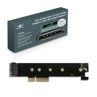 Vantec M.2 NVMe PCIe x4 Low Profile Adapter with 110 Length Support