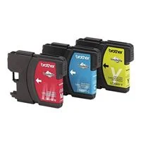 Brother LC653PKS High Yield Color Ink Cartridge 3-Pack