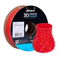 Inland 1.75mm Red Tough PLA 3D Printer Filament - 1kg Spool (2.2 lbs)