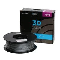 Inland 1.75mm Silver PETG 3D Printer Filament - 1kg Spool (2.2 lbs)