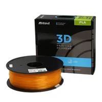 Inland 1.75mm PLA Glass 3D Printer Filament 1.0 kg (2.2 lbs.) Spool - Orange