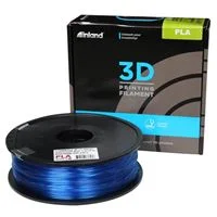 Inland 1.75mm Glass Light Blue PLA 3D Printer Filament - 1kg Spool (2.2 lbs)