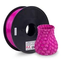 Inland 1.75mm Violet Silk PLA 3D Printer Filament - 1kg Spool (2.2 lbs)