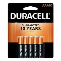 Duracell CopperTop AAA Alkaline Battery - 10 Pack