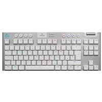 Logitech G G915 TKL Tenkeyless LIGHTSPEED Wireless RGB Mechanical Gaming Keyboard (White) - Tactile Switch