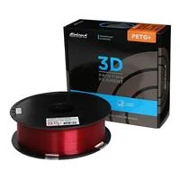 Inland 1.75mm PETG+ 3D Printer Filament 1kg (2.2 lbs) Spool - Translucent Magenta