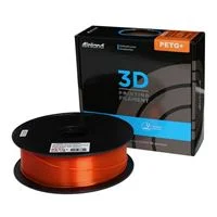 Inland 1.75mm PETG+ 3D Printer Filament - 1kg (2.2 lbs) Spool - Translucent Orange
