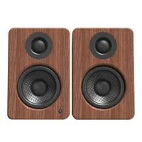 Kanto YU2 Powered 2 Channel Stereo Computer Speakers w/ Built-in USB DAC - Walnut