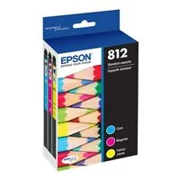 Epson T812, Color Standard-Capacity Ink Cartridges, C/M/Y 3-Pack T812520-S