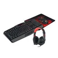 Redragon S101 Wired RGB Backlit Gaming Keyboard and Mouse, Gaming Mouse Pad, Gaming Headset Combo All in 1 Gamer Bundle for Windows PC - Black
