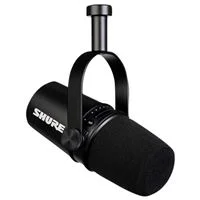 Shure MV7 Podcast USB/XLR Dynamic Microphone - Black