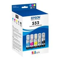 Epson 552 Color Ink Bottles C/M/Y/Pk/Gy 5-Pack
