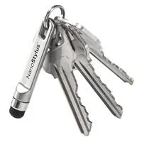 KeySmart NanoStylus Compact Keychain Stylus - Silver