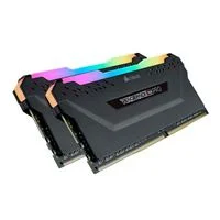 Corsair VENGEANCE RGB PRO 16GB (2 x 8GB) DDR4-3600 PC4-28800 CL16 Dual Channel Desktop Memory Kit CMW16GX4M2D3600C16 - Black