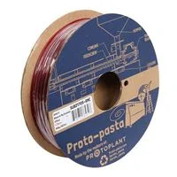 ProtoPlant Protopasta 1.75mm Blood of My Enemies Translucent Red HTPLA 3D Printer Filament - 0.5kg Spool (1.1lbs.)