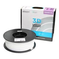 Inland 1.75mm White Tough PC 3D Printer Filament - 1kg Spool (2.2 lbs)