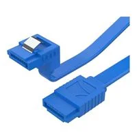 Sabrent SATA III (6 Gbit/s) Right Angle Data Cable with Locking Latch for HDD/SSD/CD and DVD Drives (3 Pack - 20-Inch) in Blue (CB-SRB3)