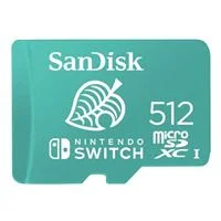 SanDisk 512GB microSDXC Class 10 / UHS-1 / U3 Flash Memory Card for Nintendo Switch