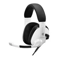 EPOS H3 Closed Acoustic Gaming Headset with Noise-Cancelling Microphone - Plug & Play Audio - Around The Ear - Adjustable, Ergonomic - White