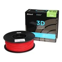 Inland 1.75mm PLA 3D Printer Filament 1kg (2.2 lbs) Cardboard Spool - True Red