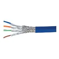 Inland 3 Ft. CAT 7 Stranded SSTP, Bare Copper Conductor, Stranded SSTP, Weatherproof Ethernet Cables 3-Pack - Gray